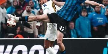 L'OM accroché à domicile par l'Atalanta en demi-finale aller de la Ligue Europa